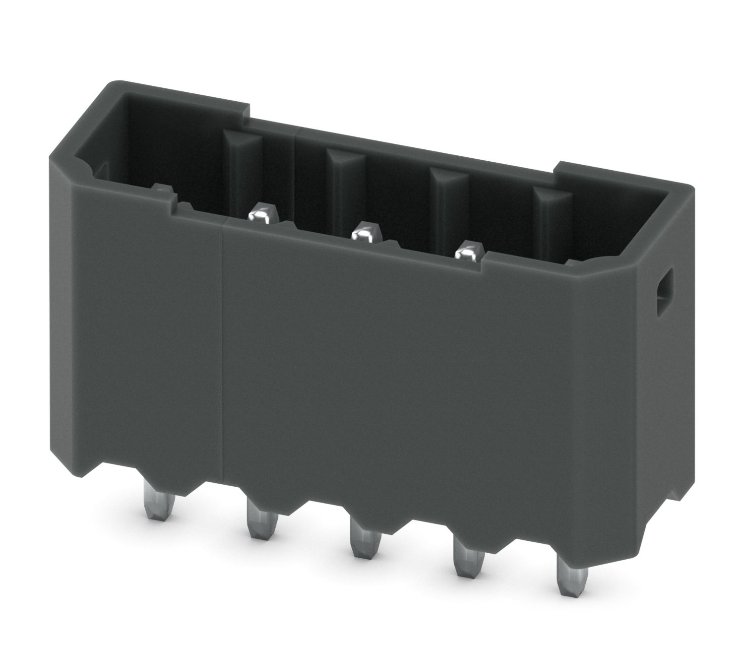 Phoenix Contact, 2.5mm Pitch, COMBICON PTSM, 5 Way, , Pluggable Terminal Block, Header, Solder Termination, 1778586