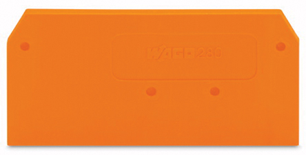 WAGO 280 Series End and Intermediate Plate for Use with 280 Series Terminal Blocks