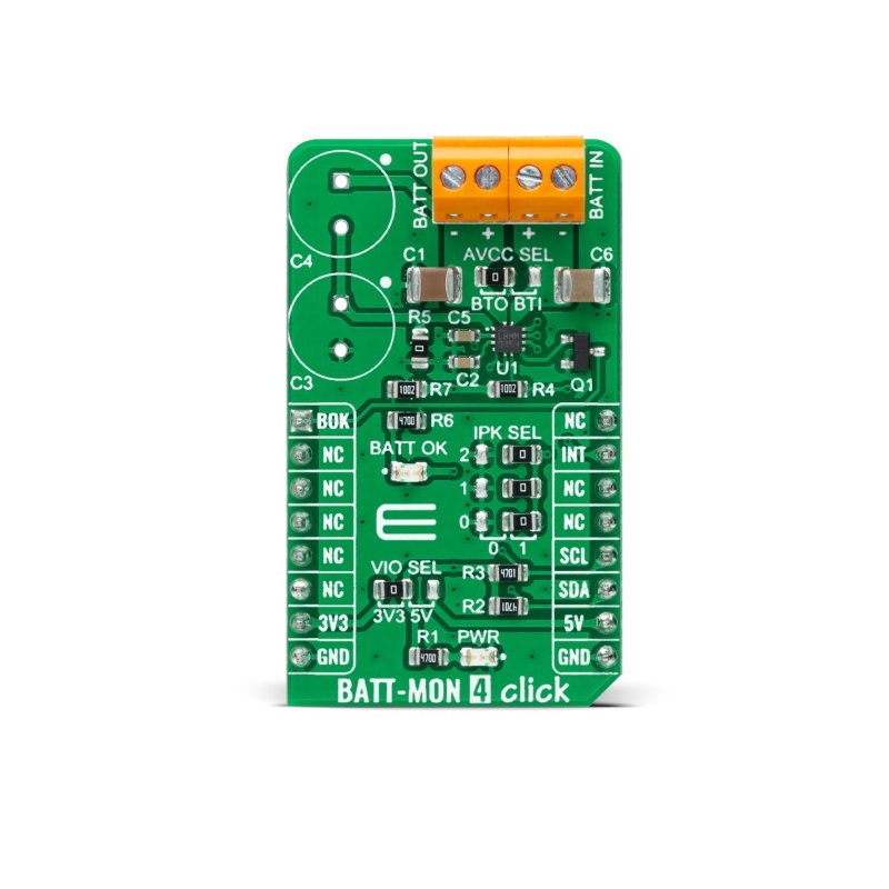 Brand-Rex BATT-MON 4 Click Battery Monitoring for LTC3337 for LTC3337