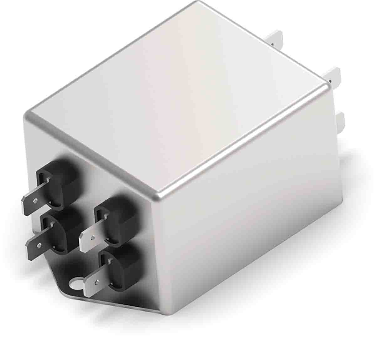 TE Connectivity, KES 6A 440 V ac 50/60Hz, Chassis Mount EMI Filter, Quick Connect 3 Phase