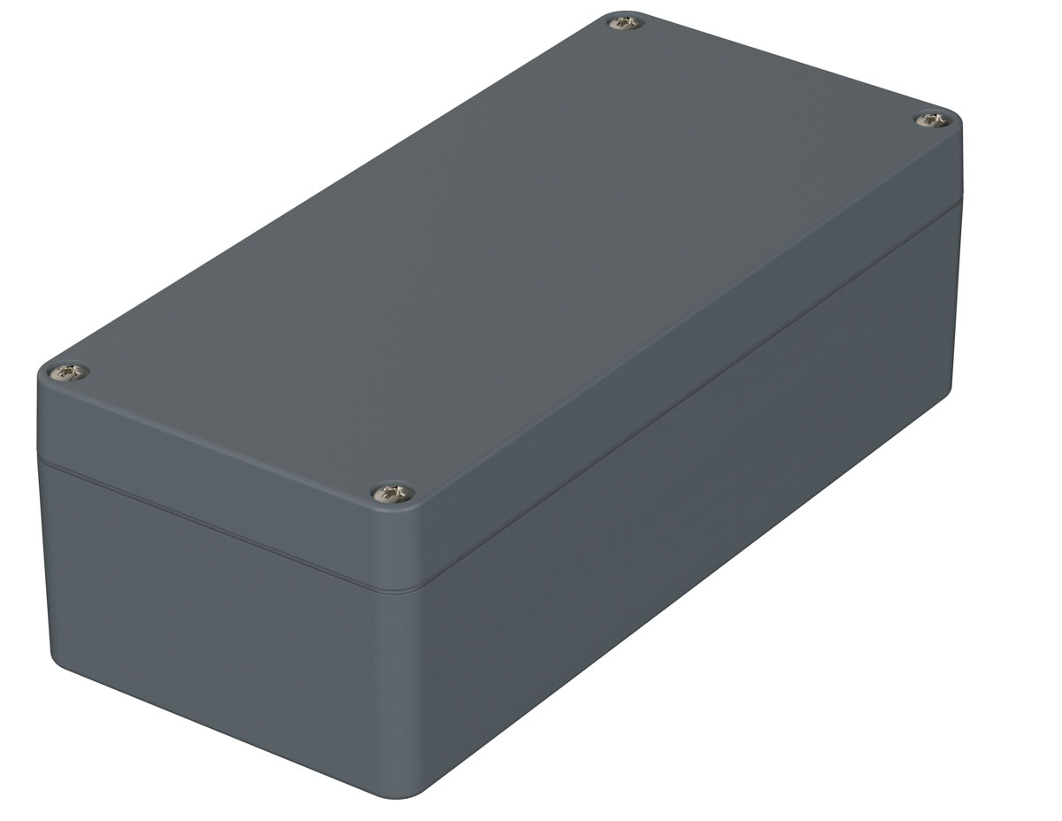 Bopla Euromas Polymas Series Silver Polyamide Enclosure, IP65, Silver Lid, 175 x 80 x 57mm
