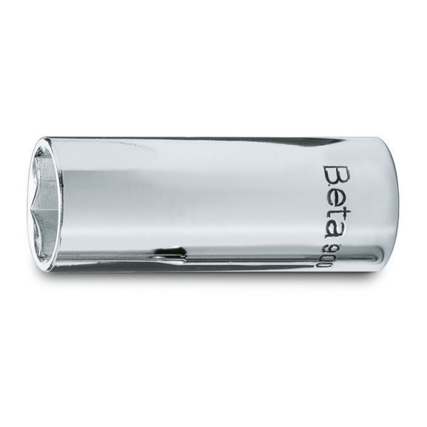 BETA 1/4 in Drive 10mm Deep Socket, 6 point, 50 mm Overall Length