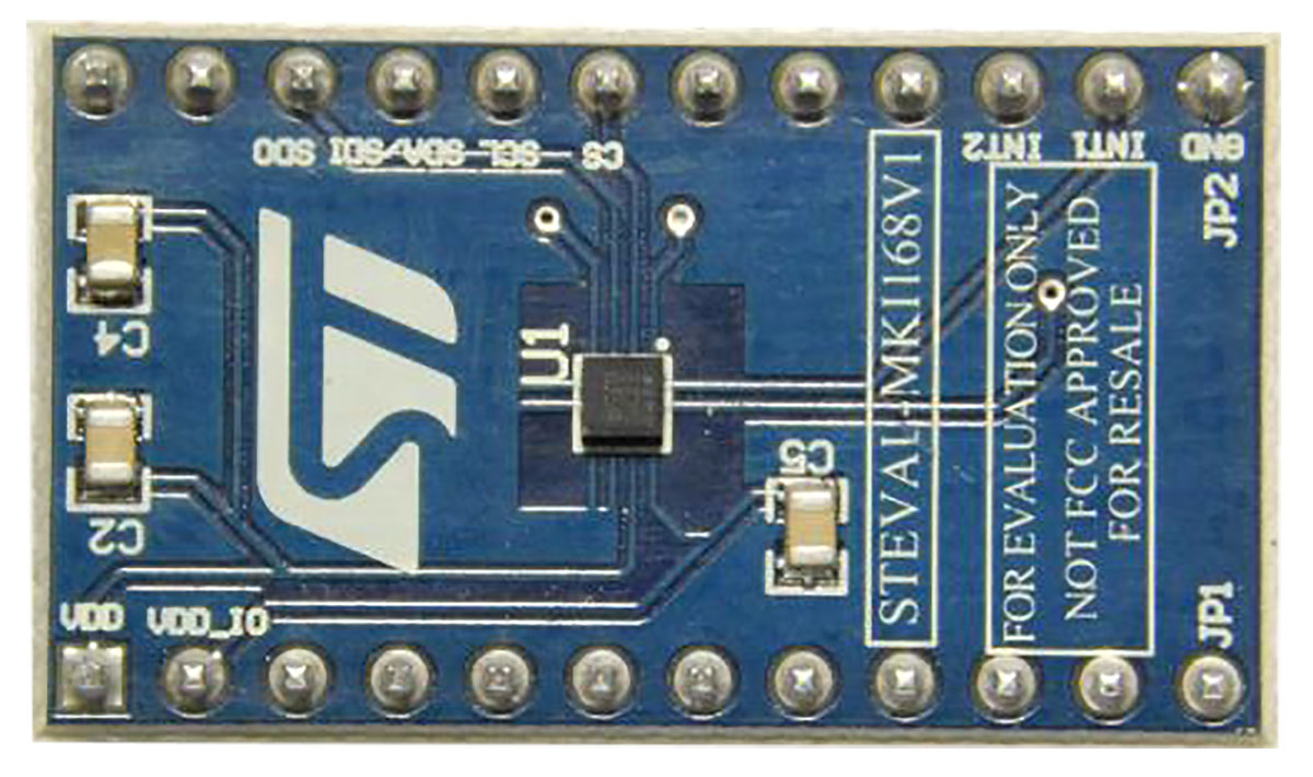 STMicroelectronics STEVAL-MKI168V1 IIS2DH Adapter Board for use with Standard DIL 24 Socket