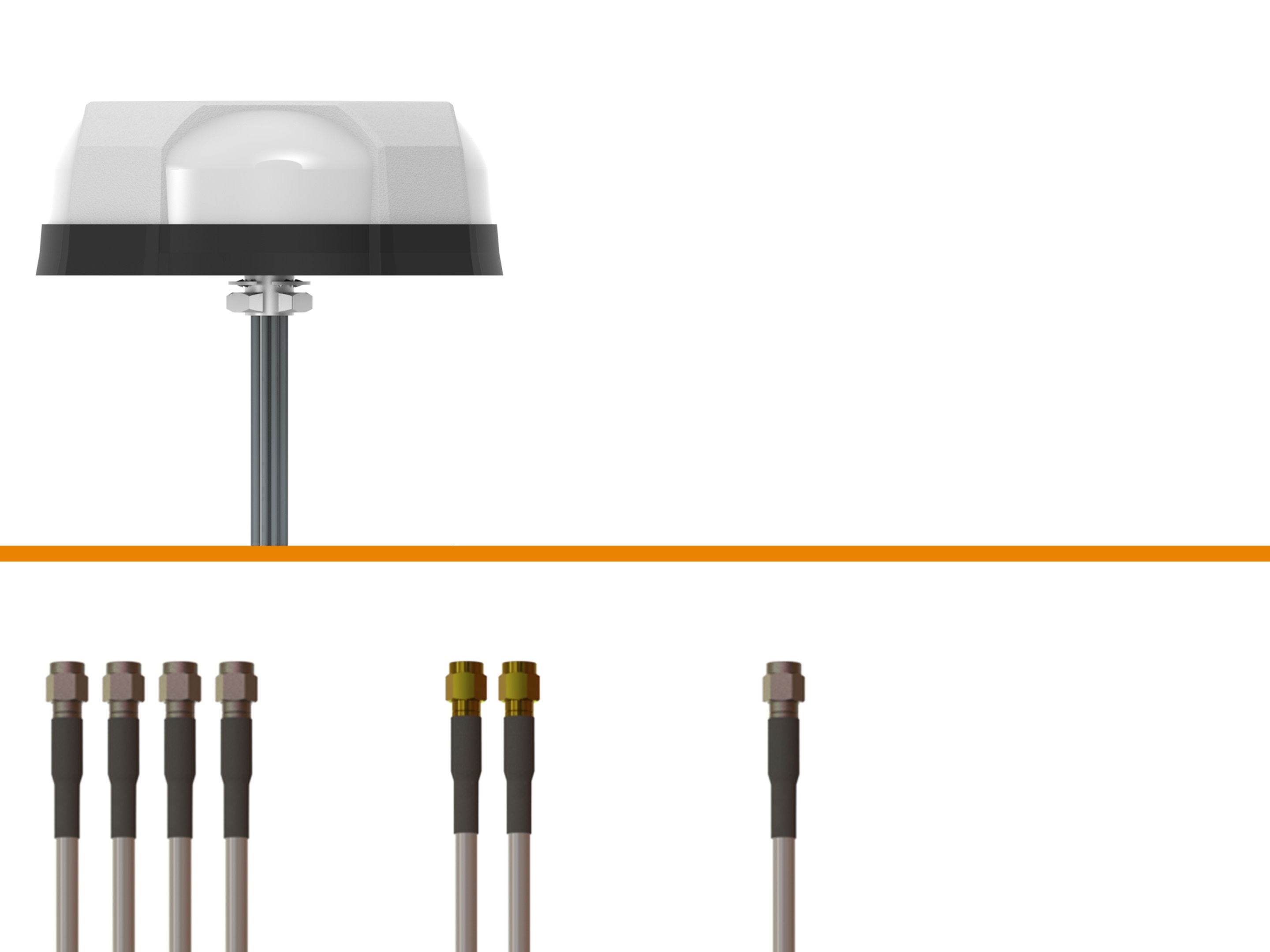 TE Connectivity L000434-09 Dome Multiband Antenna with SMA, SMA RP Connector