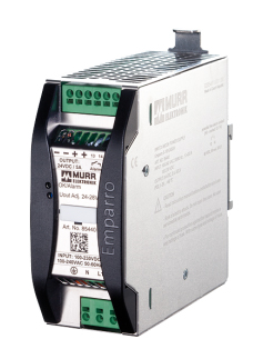 Murrelektronik Limited Emparro Switched Mode DIN Rail Power Supply, 230V ac, 15V dc dc Output, 10A Output, 120W