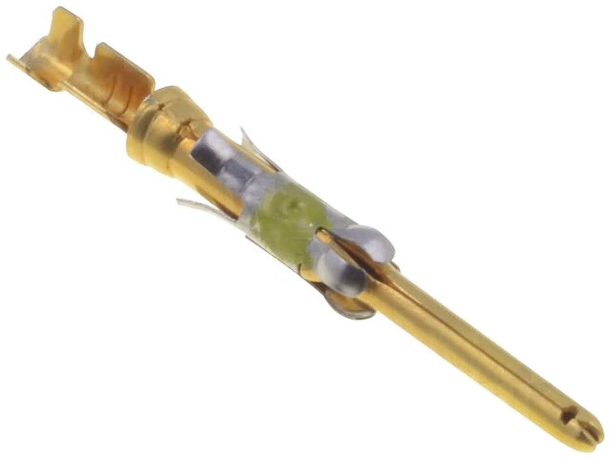 TE Connectivity Male Crimp Circular Connector Contact, Contact Size 16, Wire Size 24 → 20 AWG