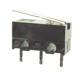 C & K Lever Snap Action Micro Switch, Through Hole Terminal, 100 mA @ 125 V ac, 100 mA @ 60 V dc, SP-CO