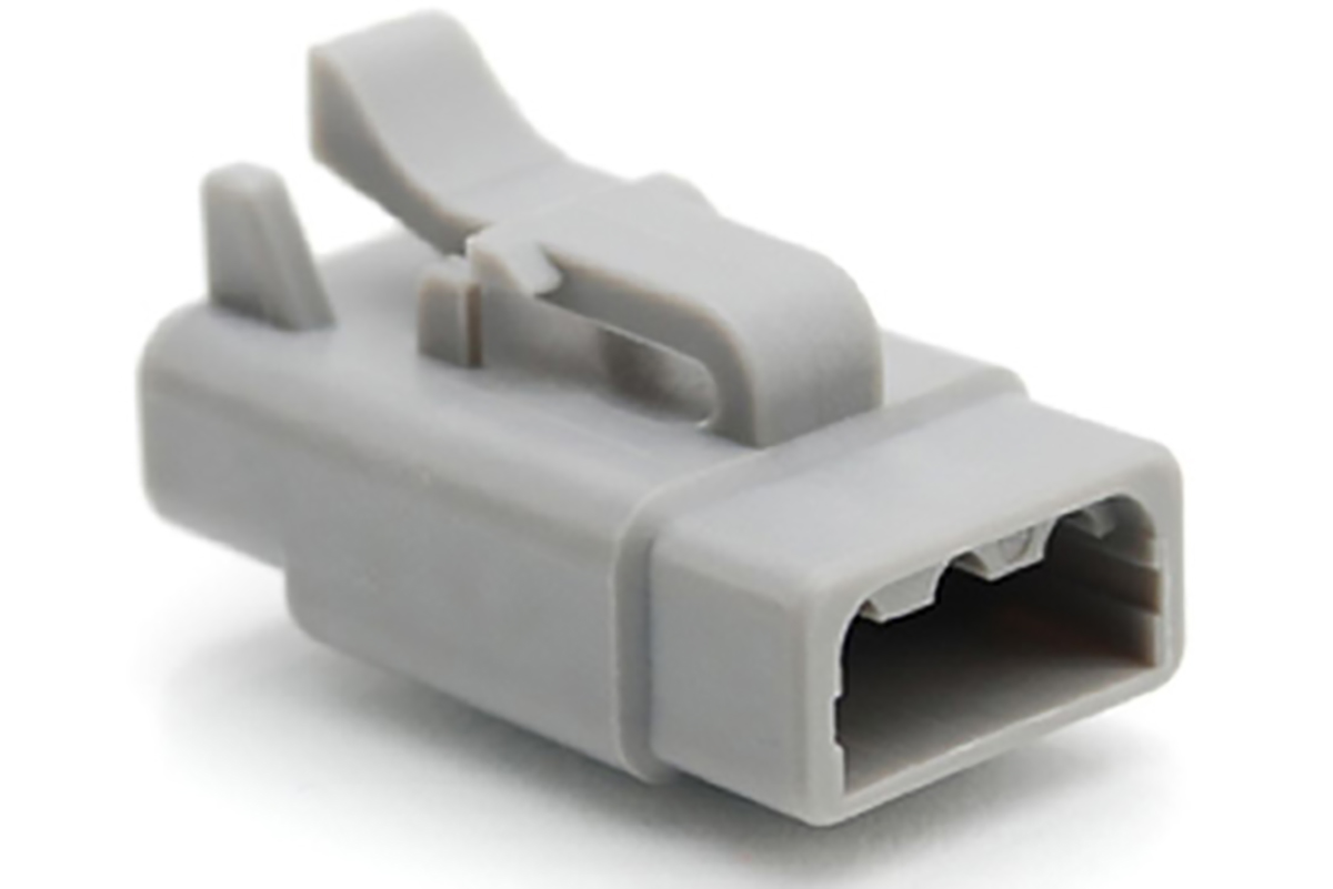 Amphenol Industrial, ATM Automotive Connector Plug Grey Cable Mount 3 Way, Crimp Termination ATM06-3S