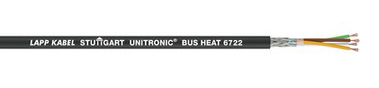 Lapp UNITRONIC BUS HEAT Data Cable, 4 Cores, 0.75 mm² CSA 18 AWG, Screened, 100 m, Black Polypropylene Sheath