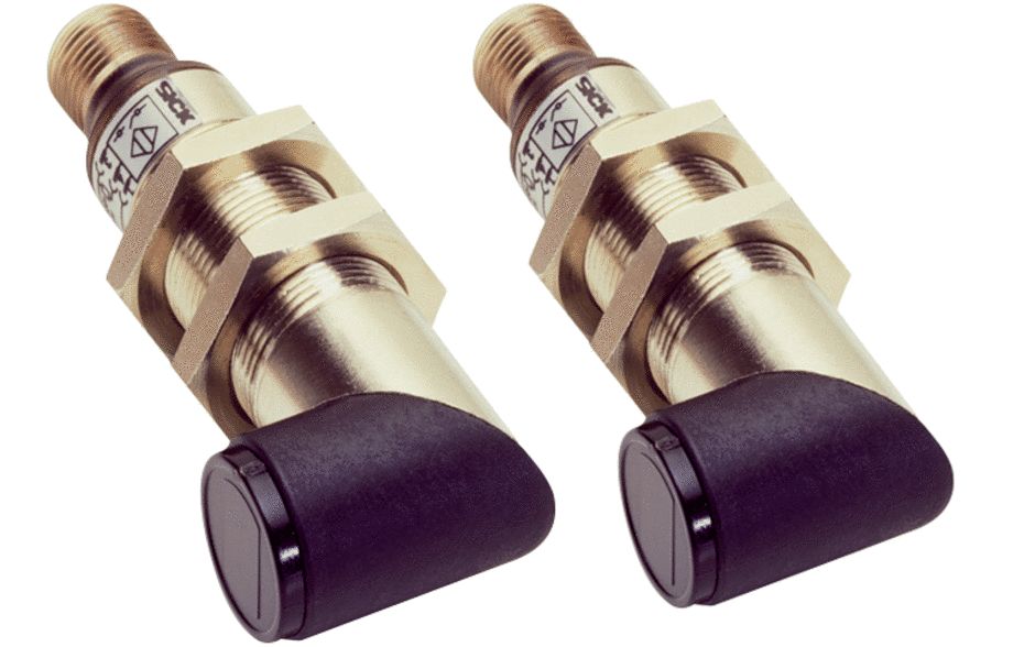 SICK Through Beam Photoelectric Sensor, Cylindrical Sensor, 20 m Detection Range