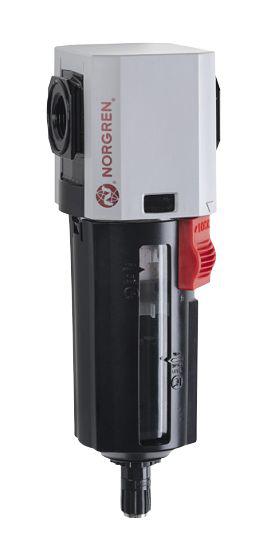 Norgren Excelon Plus series 5μm G 3/8 0.3bar to 10 bar Pneumatic Filter 4680L/min max with Automatic drain