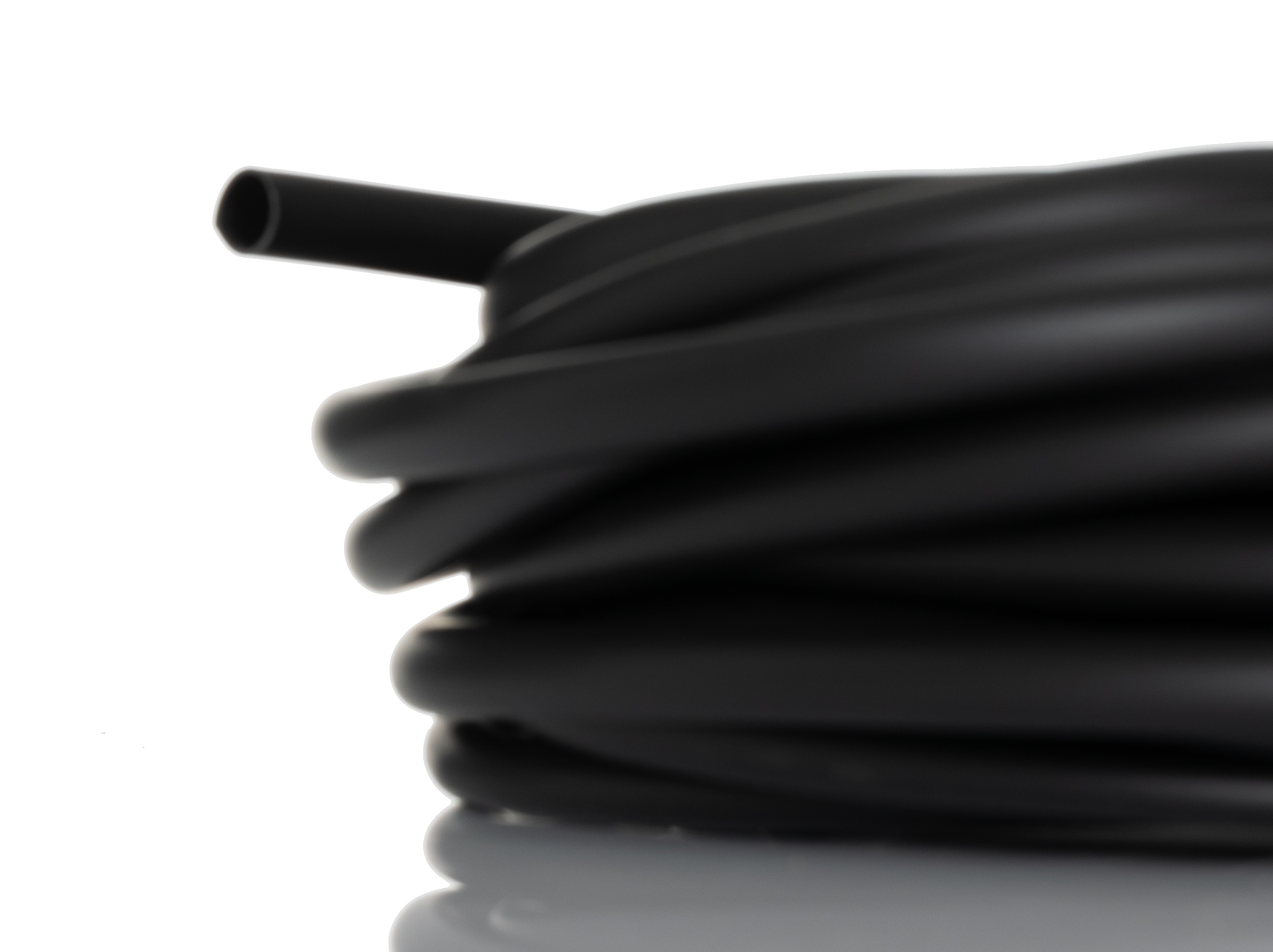 RS PRO PVC Black Cable Sleeve, 6mm Diameter, 10m Length