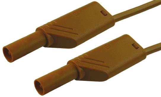 Hirschmann Test & Measurement, 32A, 1000V ac/dc, Brown, 2m Lead Length