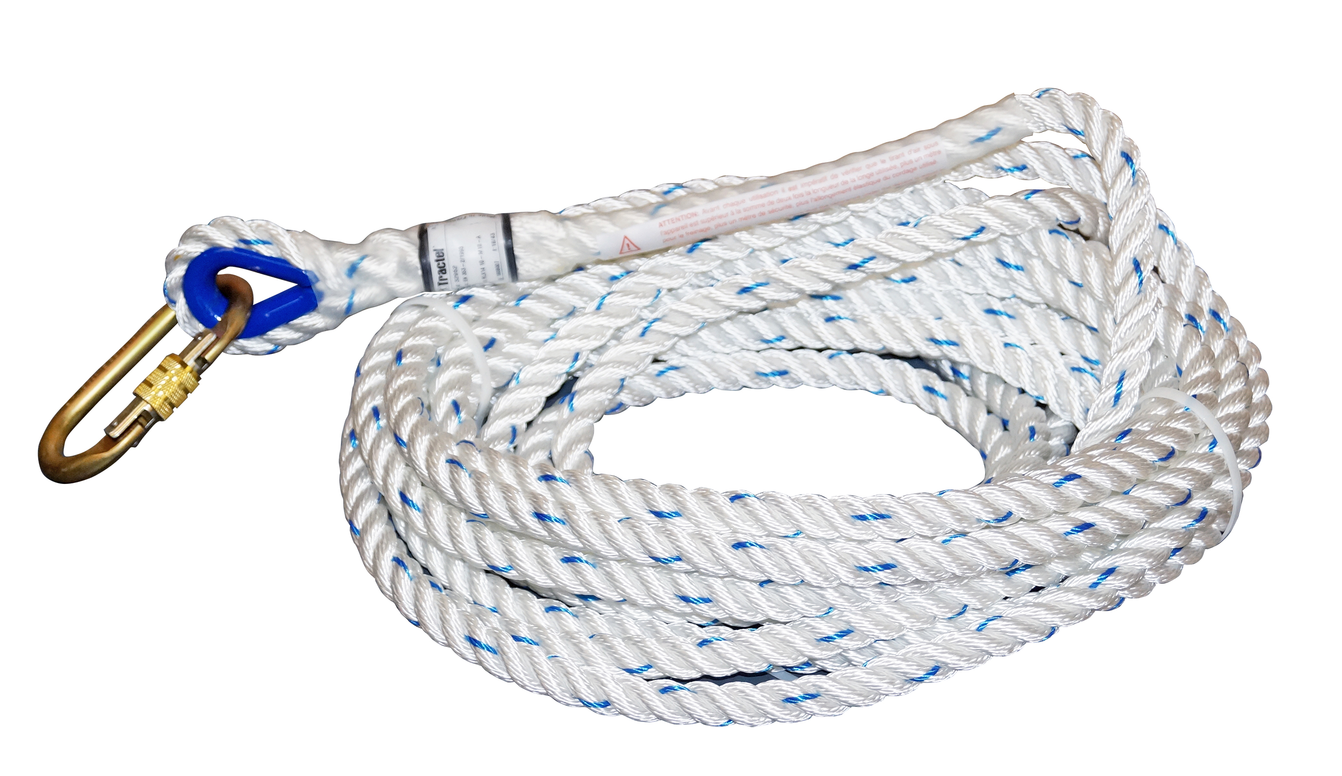 Tractel Rope Lanyard 20m, Polyamide, 14mm Diameter