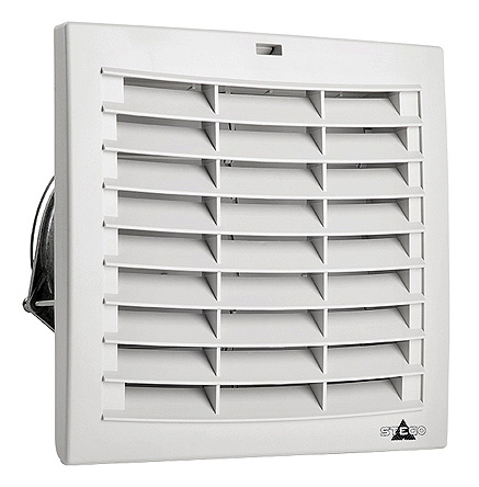 STEGO Filter Fan Plus FPO Series Filter Fan, 115 V ac, AC Operation, 166m³/h Filtered, 313m³/h Unimpeded, IP54, 215 x