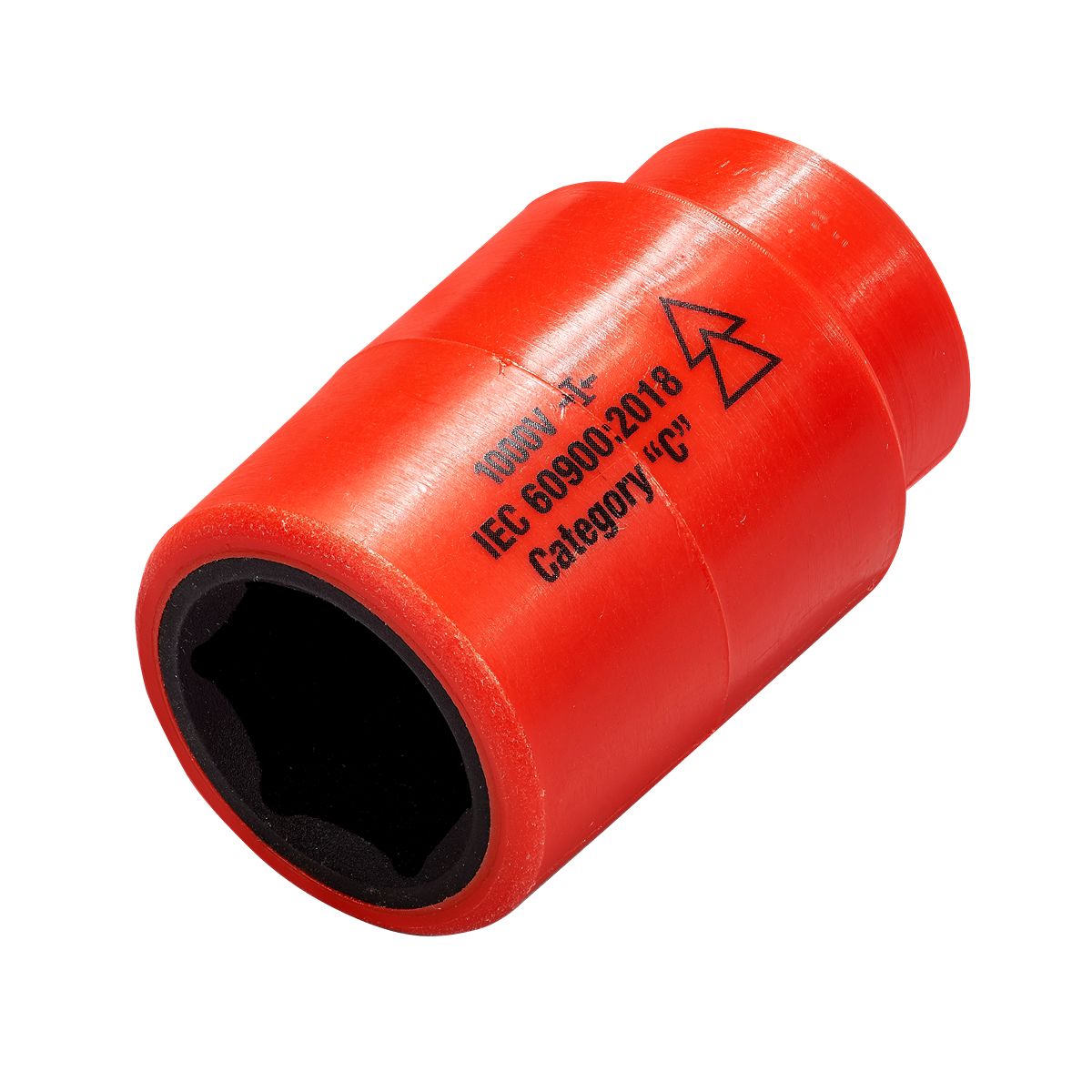ITL Insulated Tools Ltd 1/2 in Drive 19mm Insulated Standard Socket, 6 point, VDE/1000V, 51 mm Overall Length