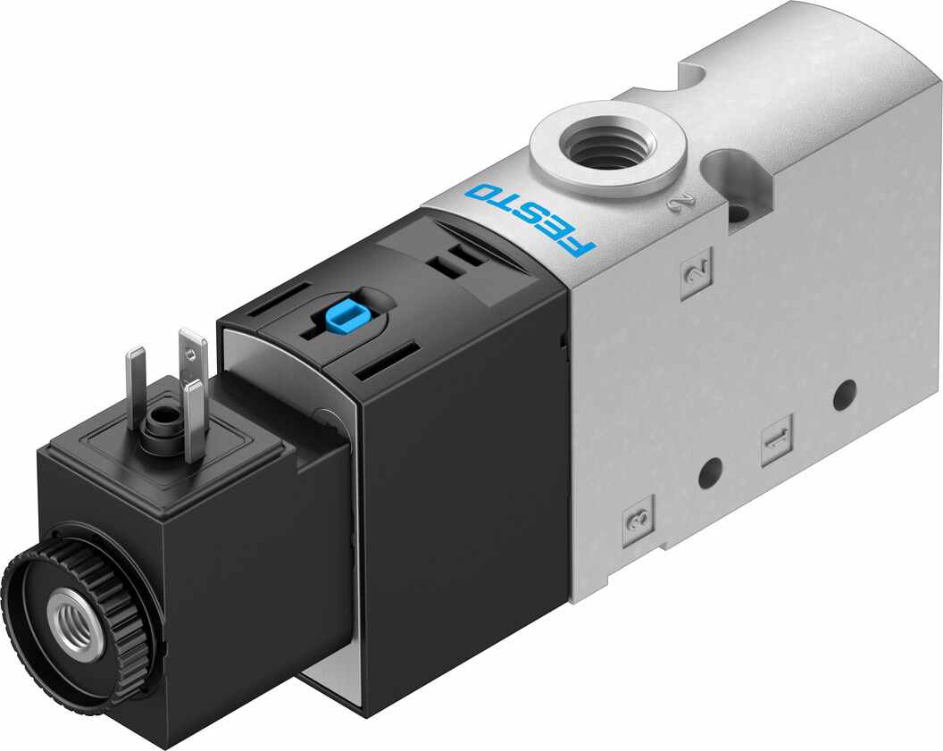 Festo 3/2 Closed, Monostable Solenoid Valve - Electrical G 1/8 VUVS Series, 575274
