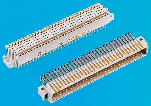 HARTING har-bus 64 160 Way 2.54mm Pitch Class C1, 5 Row, Straight DIN 41612 Connector, Socket
