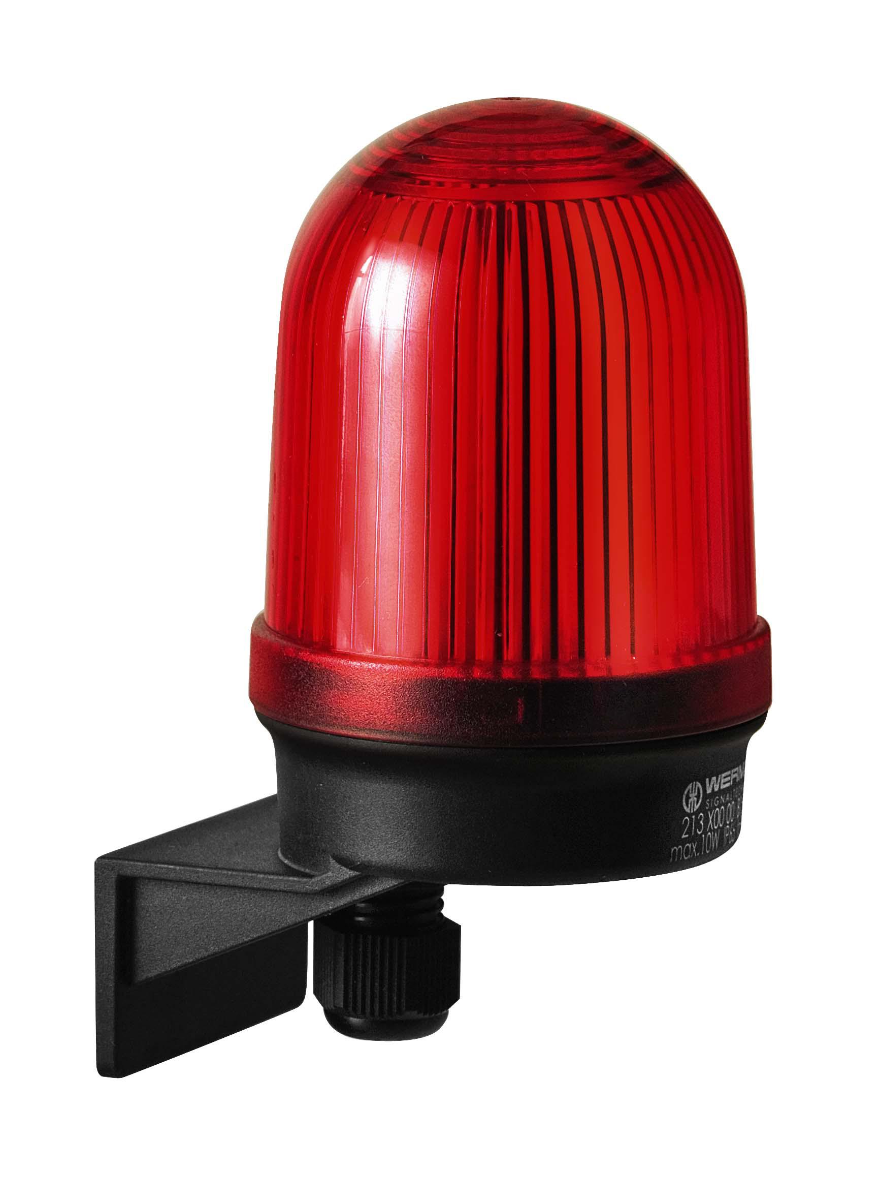 Werma 213 Series Red Continuous lighting Beacon, 12 → 230 V, Wall Mount, Filament Bulb, IP65