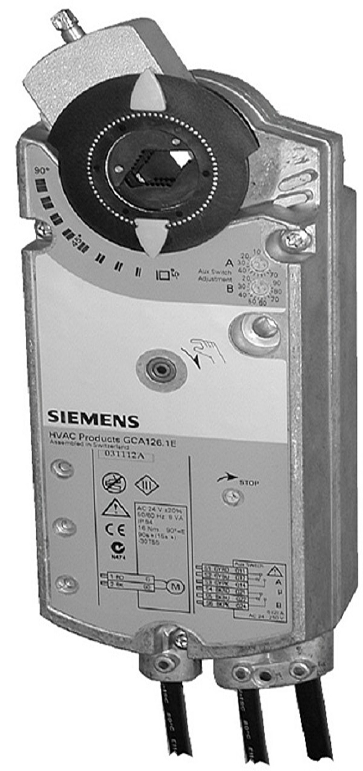 Siemens Damper Actuator, 18Nm, 24 V ac/dc