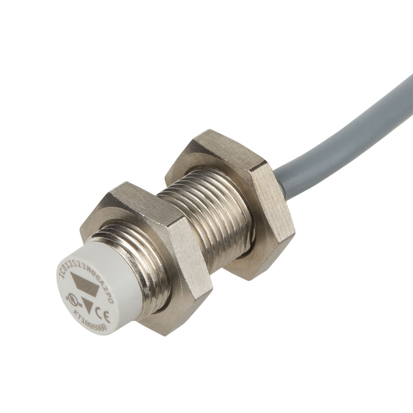 Carlo Gavazzi Inductive Threaded Barrel Proximity Sensor, M12, 8 mm Detection, NPN NO, 10 → 36 V dc