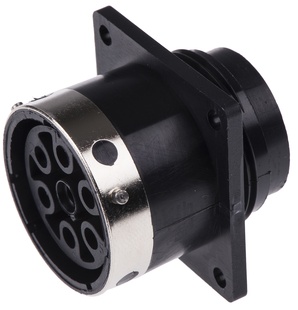 ITT Cannon Circular Connector, 7 Contacts, Panel, Standard Connector, Socket, Female, IP65, Trident Ringlock Series