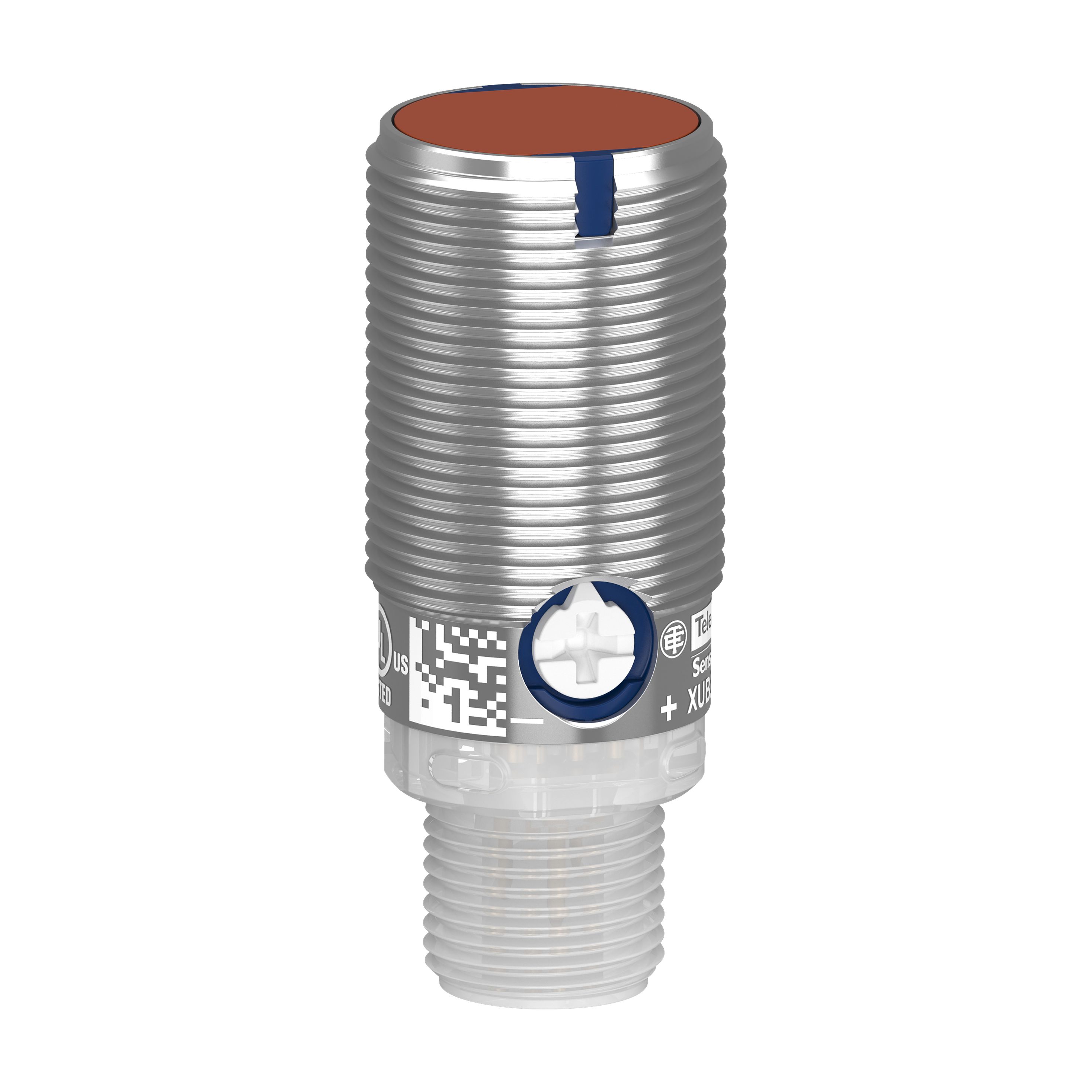 Telemecanique Sensors Diffuse With Background Suppression Photoelectric Sensor, Cylindrical Sensor, 0.3 m Detection