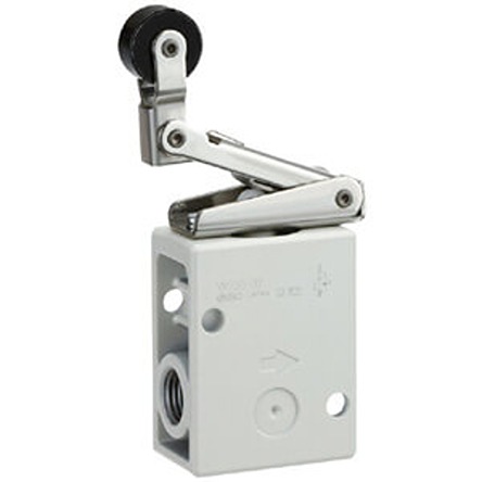 SMC Twist Selector 3/2 Mechanical Valve VM200 Series, G 1/4, 1/4in, III B