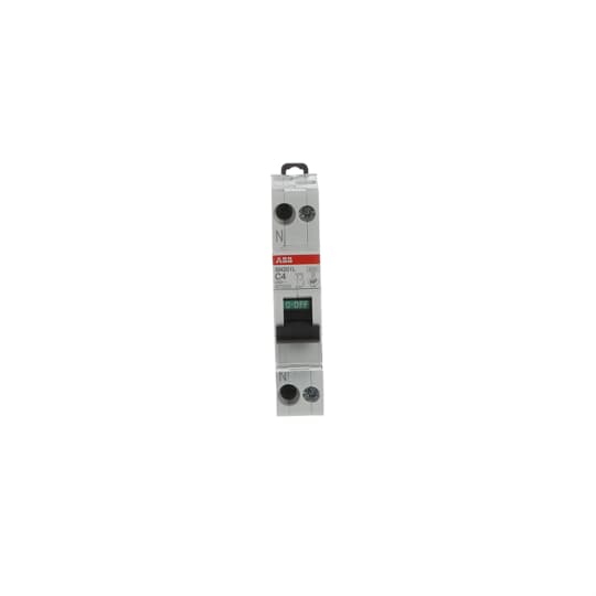 ABB SN201 MCB, 1+N, 4A Curve C, 230V AC, 4.5 kA Breaking Capacity