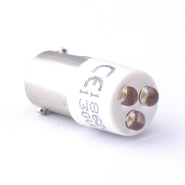 CML Innovative Technologies LED Indicator Lamp, 130V ac, BA9s Base, 10mm Diameter, 3 x 1600mcd