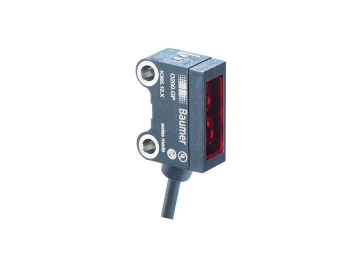 Baumer Retro-reflective Photoelectric Sensor, Rectangular Sensor, 3 m Detection Range