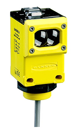 Banner Retroreflective Photoelectric Sensor, Block Sensor, 6 m Detection Range