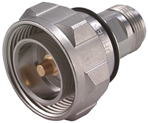 Huber+Suhner Straight 50Ω RF Adapter 7/16 Plug to N Socket 7.5GHz
