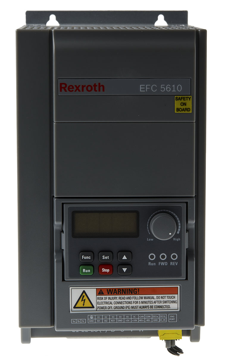 Bosch Rexroth Inverter Drive, 3 kW, 3 Phase, 380 V ac, 7.4 A, EFC 5610 Series