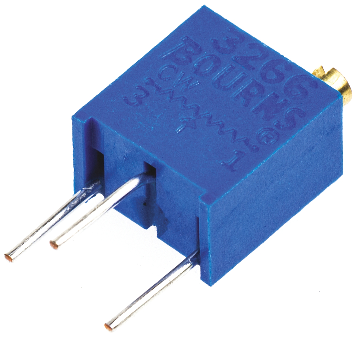 20kΩ, Through Hole Trimmer Potentiometer 0.25W Top Adjust Bourns, 3266