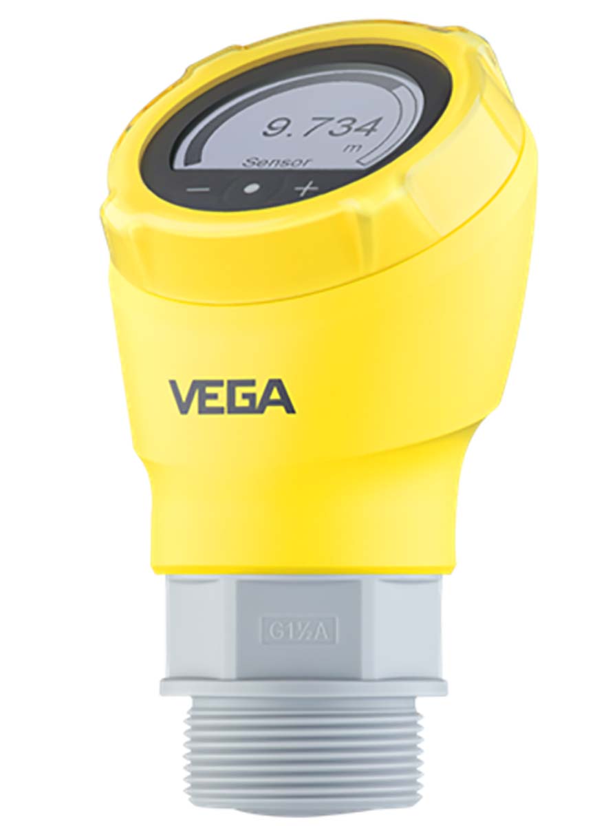 Vega VEGAPULS 31 Series Radar Level Sensor, 4-20mA Output, 1.5" G/BSP Thread, PVDF Body