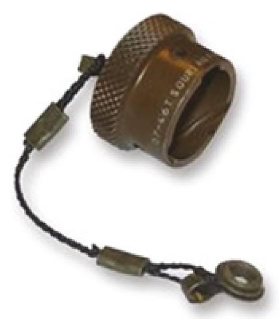 Souriau Sunbank by Eaton 851 MIL-C-26482 G Series 1 Male Dust Cap, Shell Size 14, Metal