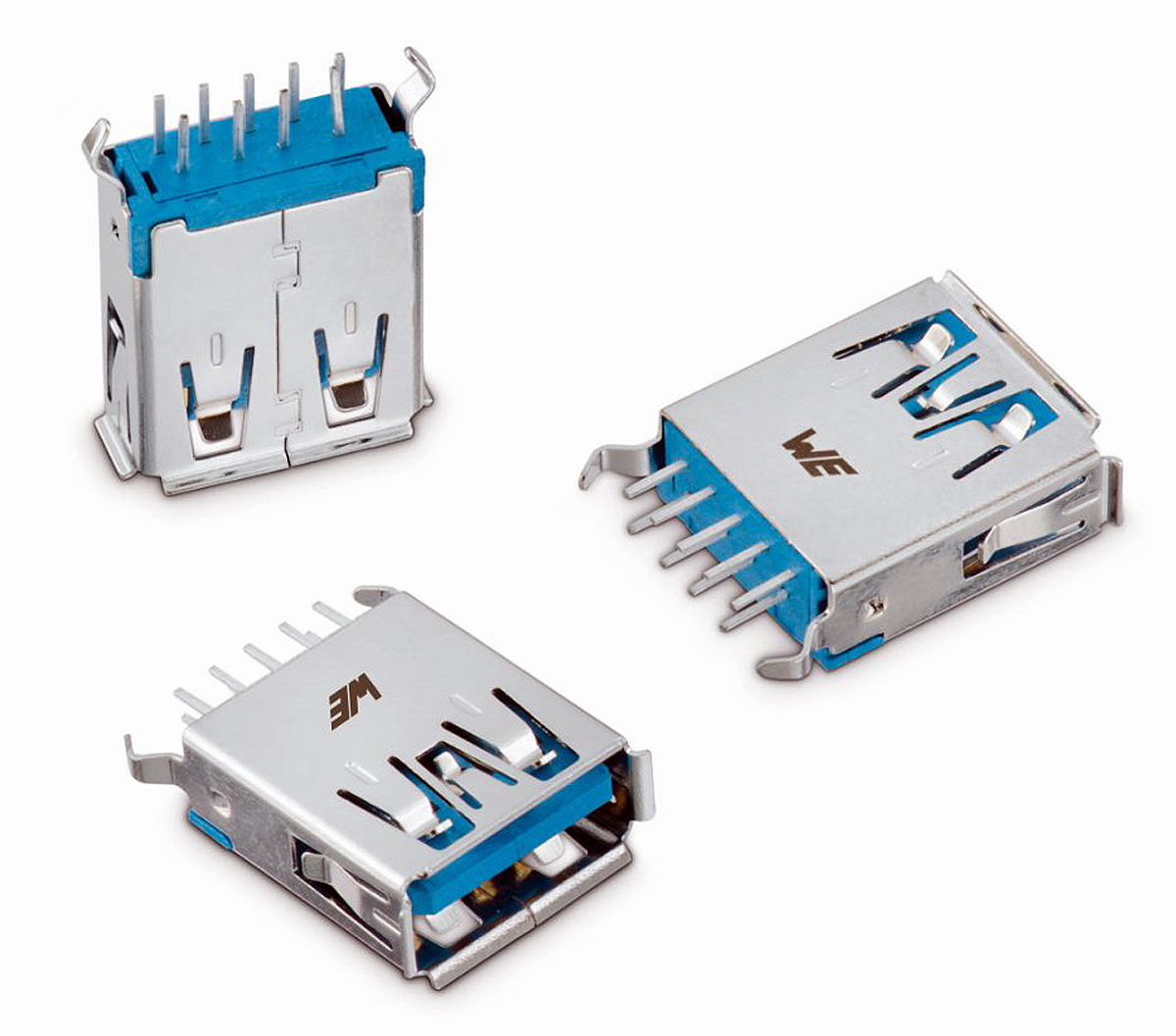 Wurth Elektronik Straight, Through Hole, Socket- Single Port Type A 3.0 USB Connector