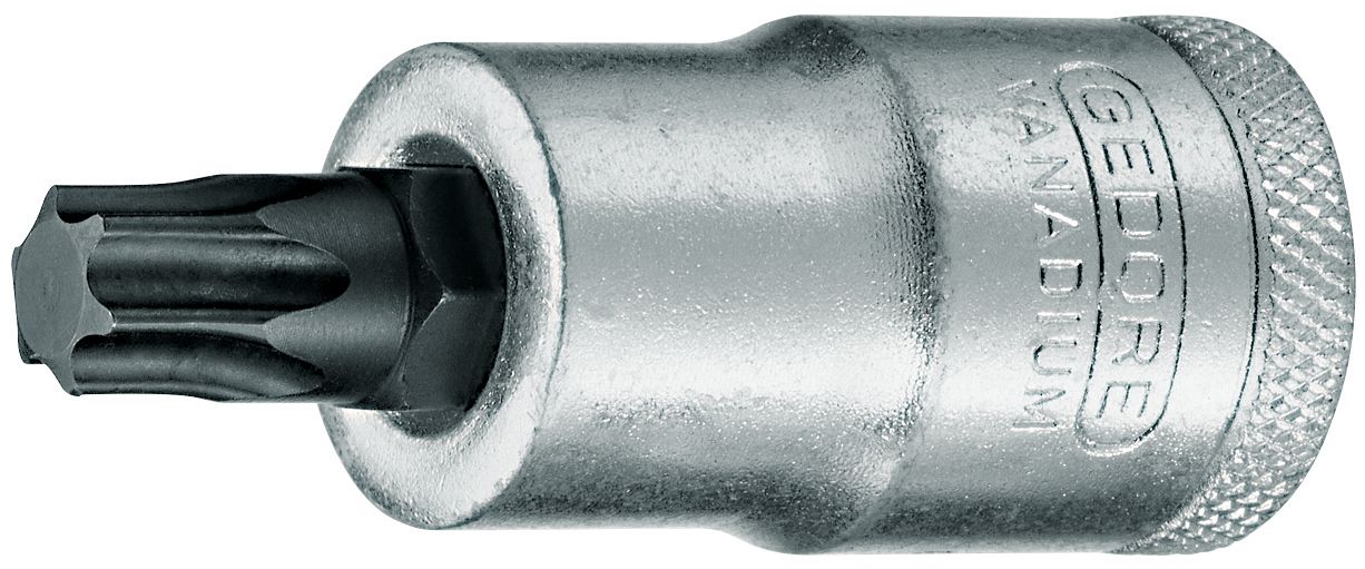 Gedore Torx Screwdriver Bit, T40 Tip, 55 mm Overall