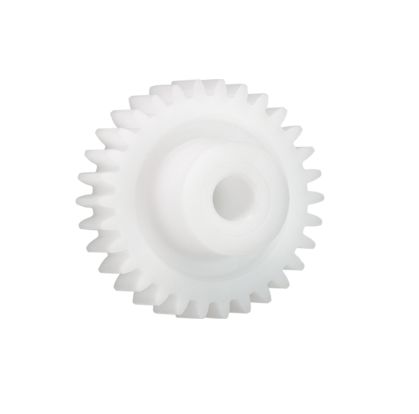 Igus Iguform S270 12 Teeth Spur Gear, 1 Module, 4mm Bore Diam, 12mm Pitch Diam, 9mm Hub Diam