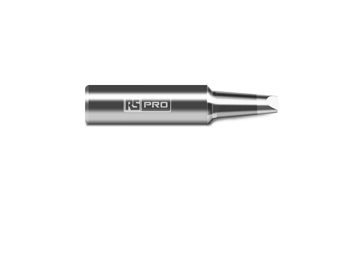 RS PRO 3.2 mm Straight Chisel Soldering Iron Tip for use with RS PRO Soldering Irons