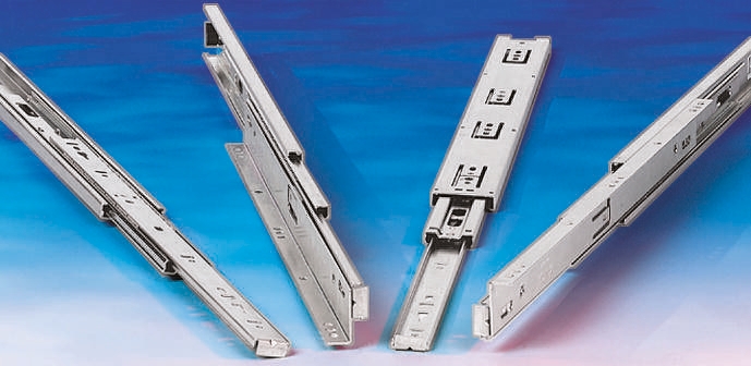 Full extension equipment slide,600mm L