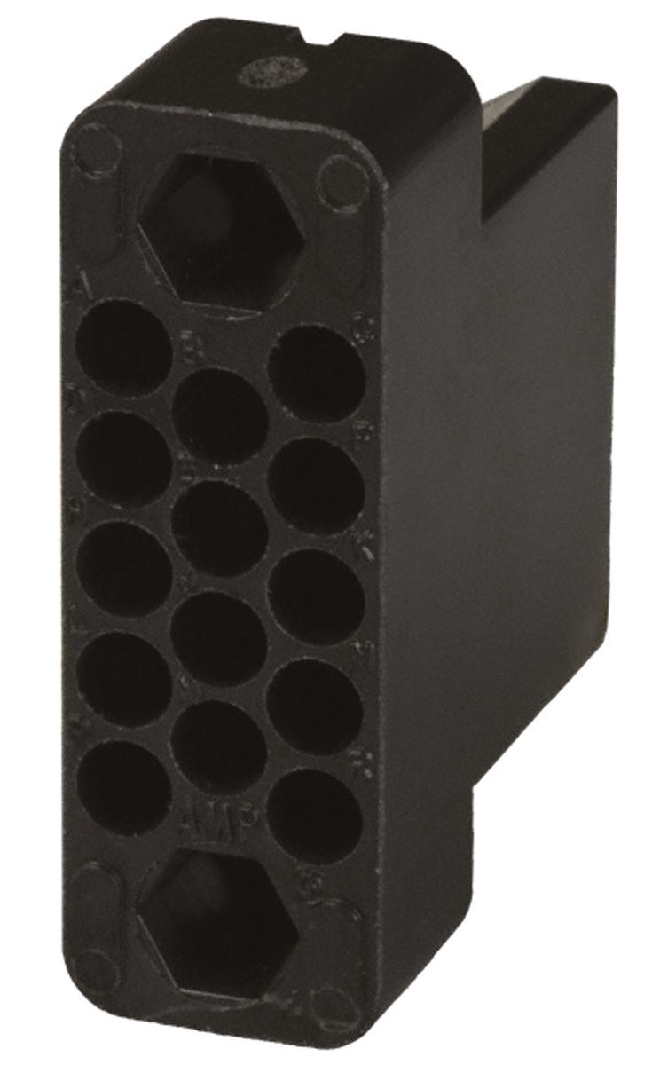 TE Connectivity, M Female Connector Housing, 3.81mm Pitch, 14 Way, 3 Row