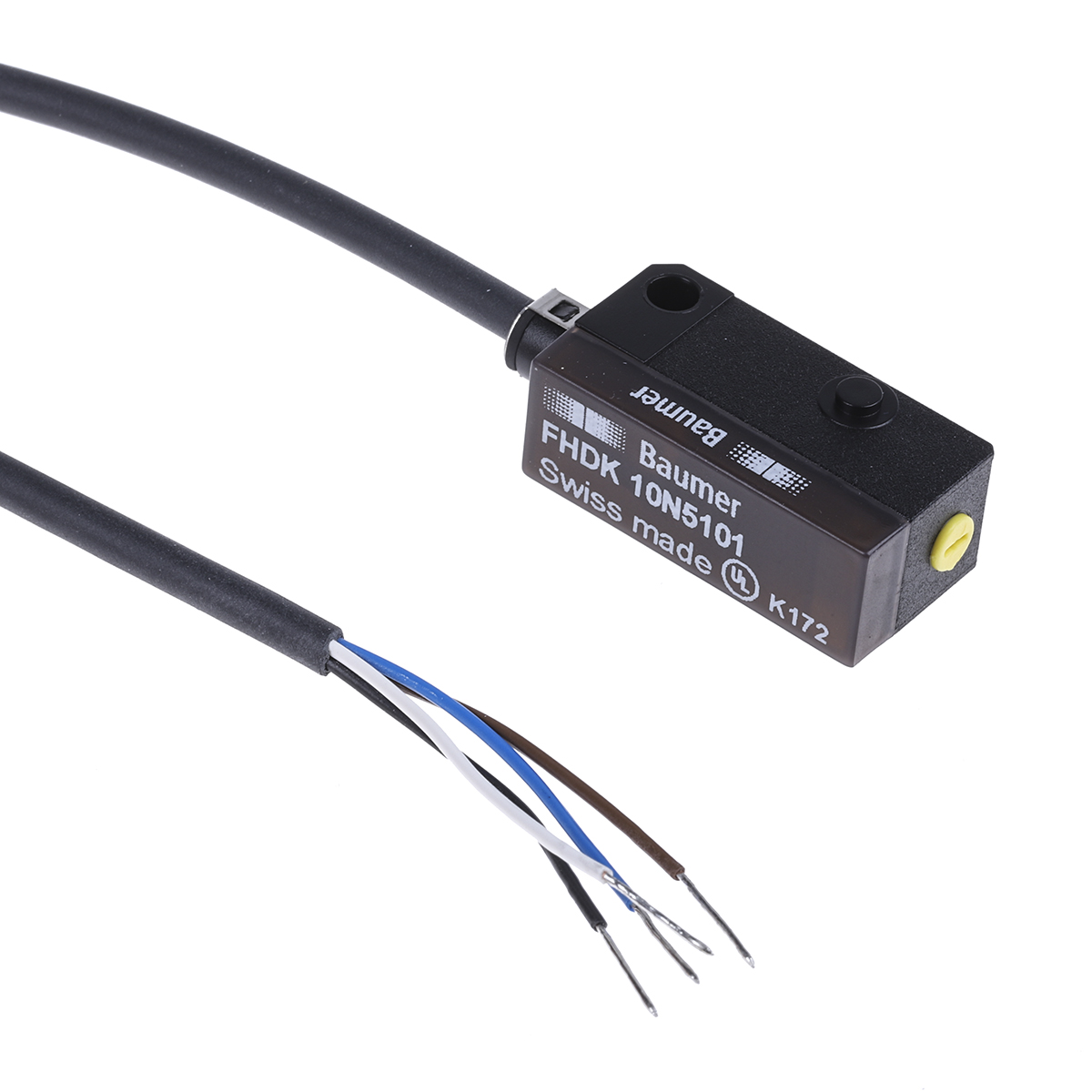 Baumer Diffuse Photoelectric Sensor, Block Sensor, 20 mm → 120 mm Detection Range