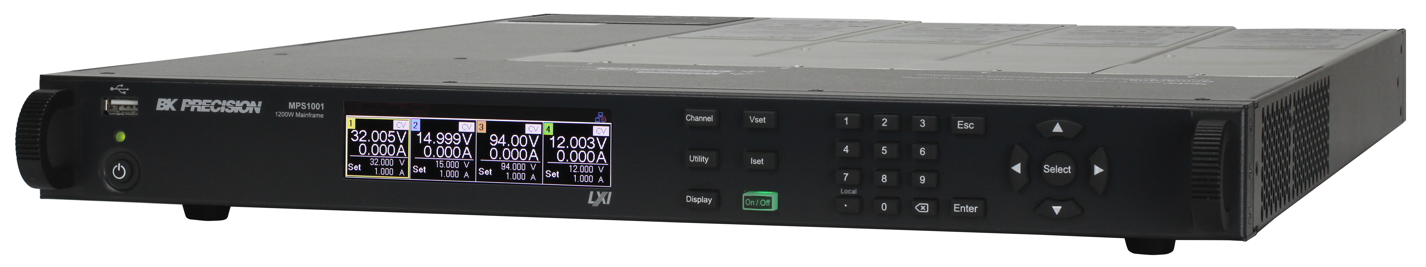 BK Precision MPS Series Digital Bench Power Supply, 4-Output, 1.2kW