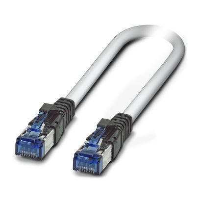 Phoenix Contact, 500mm Cat6, Grey RJ45 to Male RJ45, S/FTP, Terminated