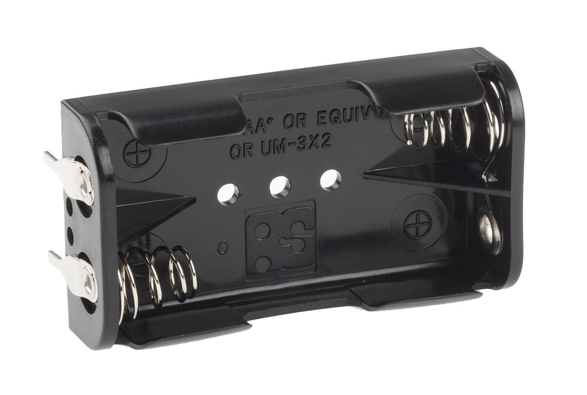 RS PRO AA Battery Holder, Coil Spring Contact