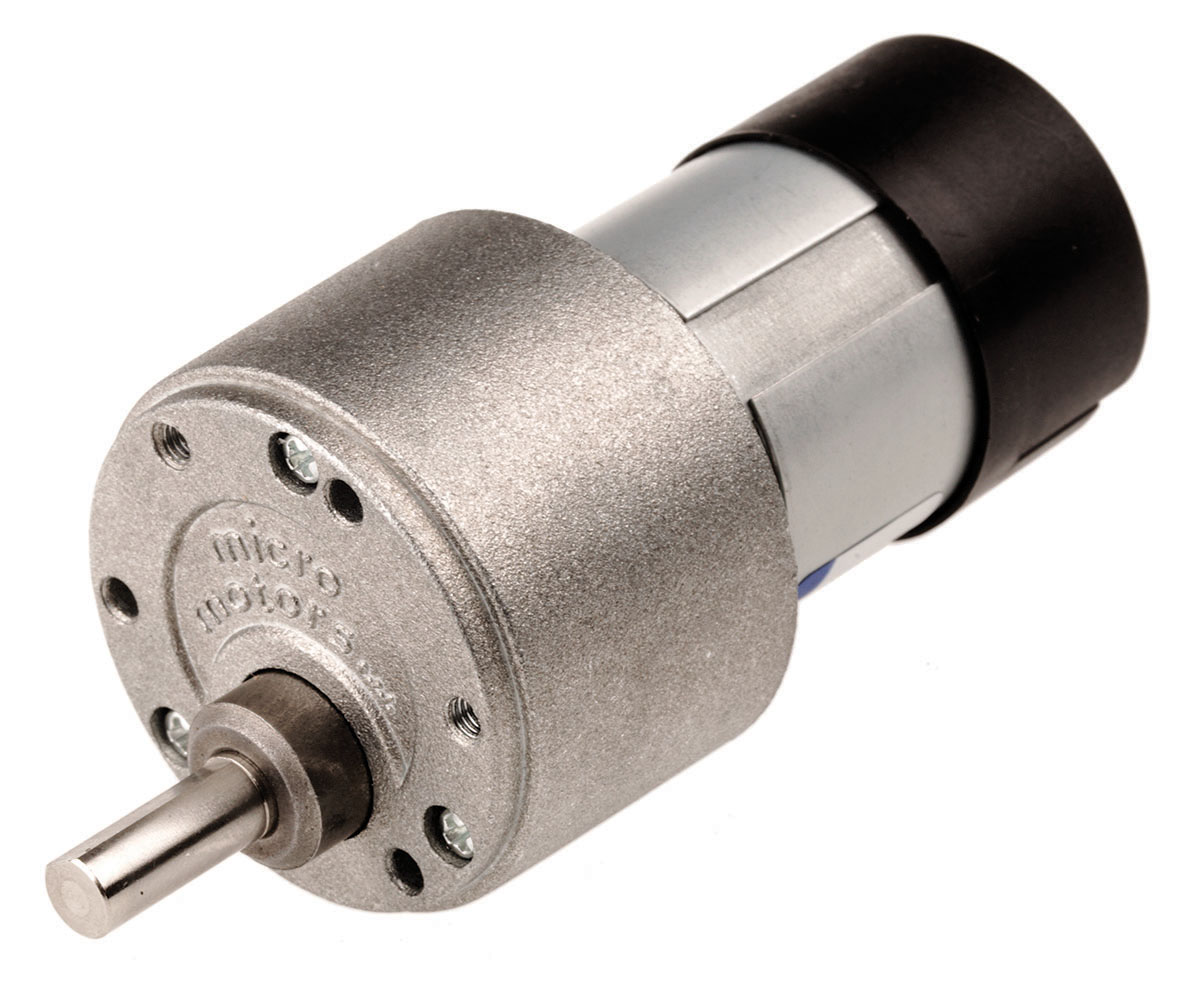 Micromotors Geared DC Geared Motor, 8 W, 12 V dc, 1 Nm, 21 rpm, 6mm Shaft Diameter