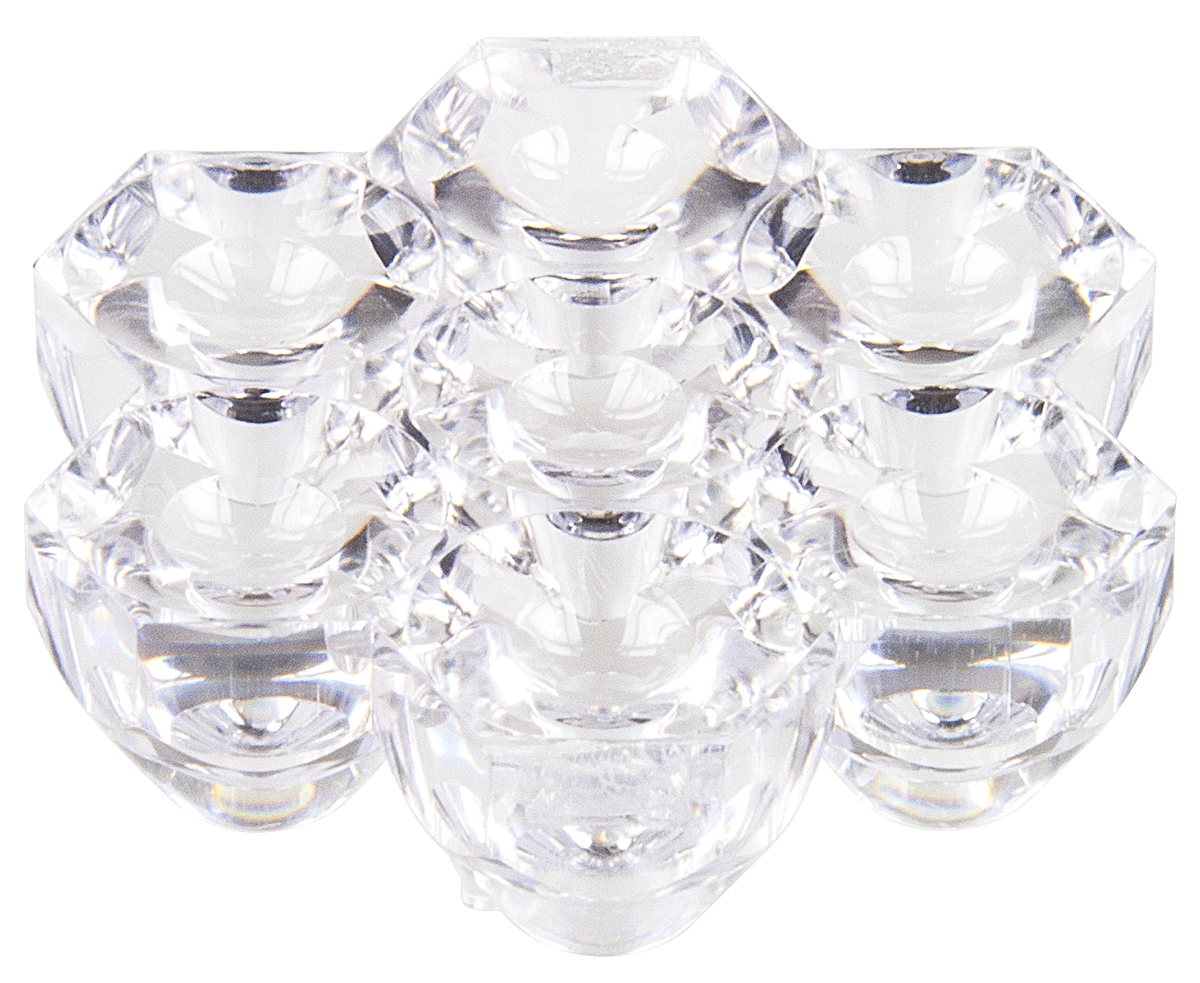 Polymer Optics 125 7-Way LED Lens, 50 ° Collimator Beam