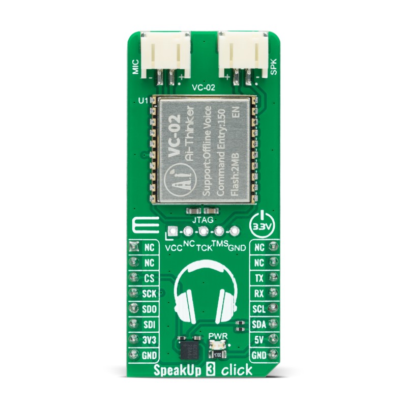 Brand-Rex MIKROE-5420 SpeakUp 3 Click Development Module Signal Conversion Development Tool